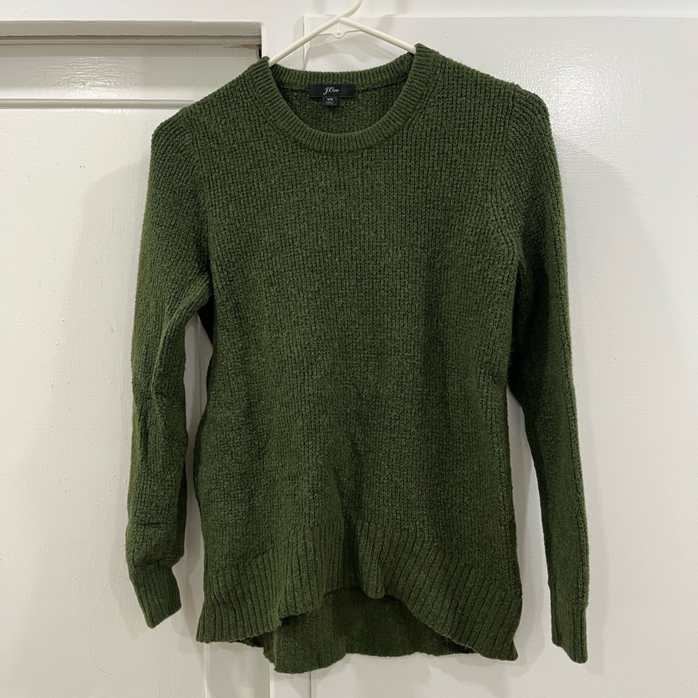 J. Crew Women’s Green Wool Sweater, size XS